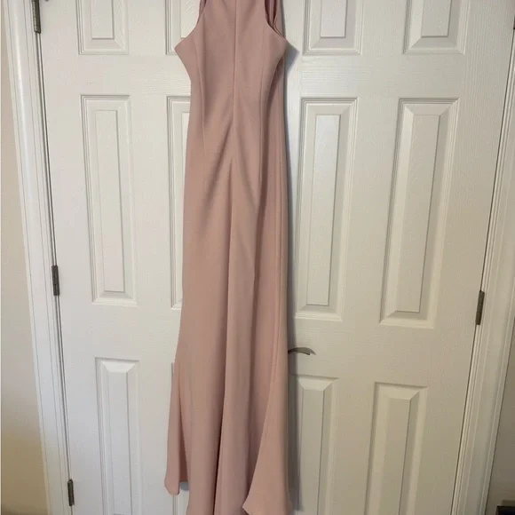 Calvin Klein Blush Pink Sleeveless Maxi Gown - Picture 4 of 5